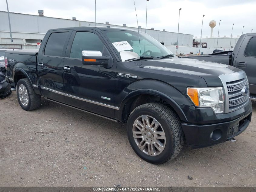 2012 FORD F-150 PLATINUM