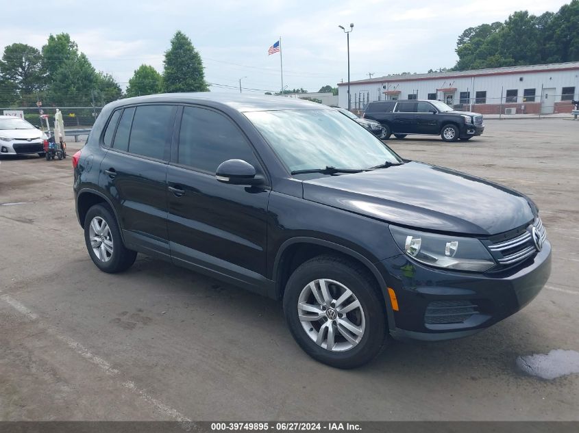 2013 VOLKSWAGEN TIGUAN S