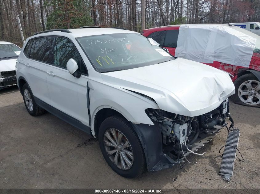 2019 VOLKSWAGEN TIGUAN 2.0T S