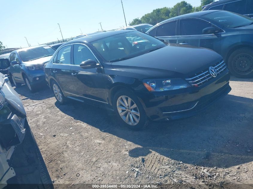 2012 VOLKSWAGEN PASSAT 2.5L SEL