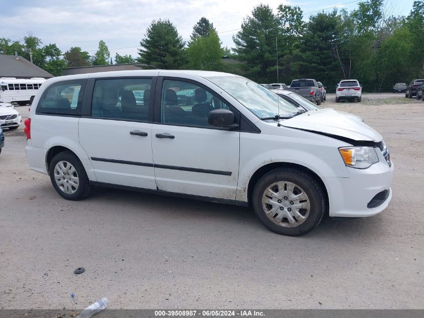 2016 DODGE GRAND CARAVAN SE