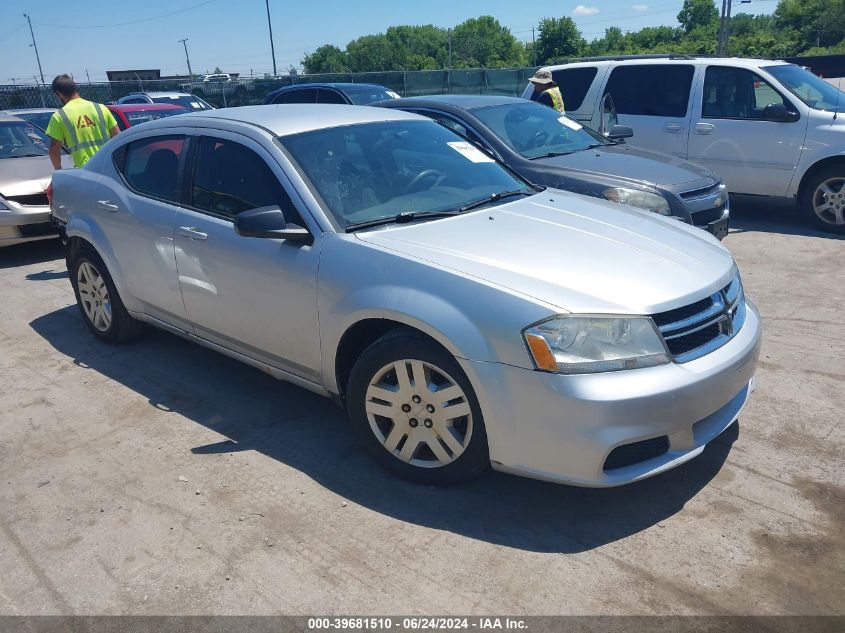 2012 DODGE AVENGER SE