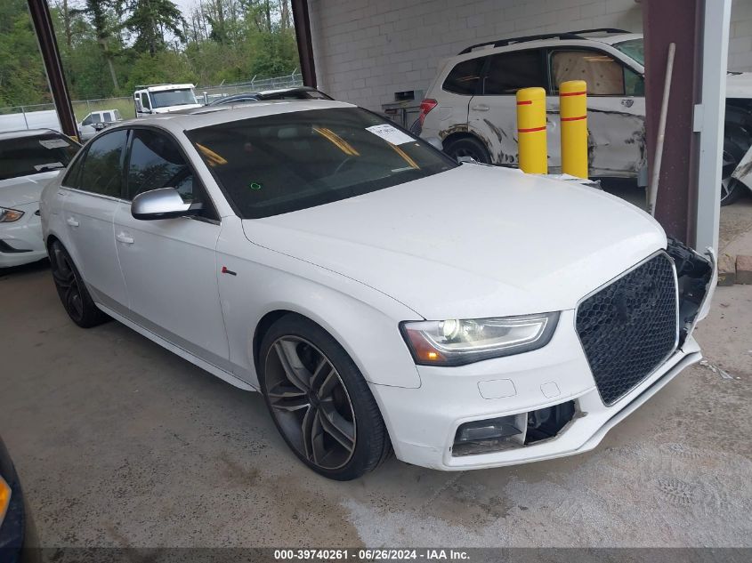 2013 AUDI S4 3.0T PREMIUM PLUS