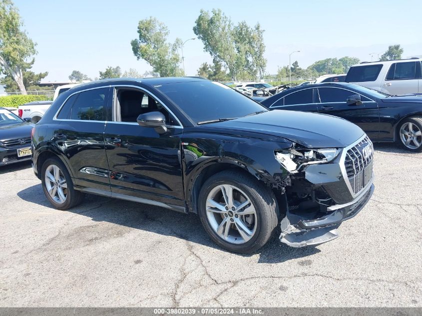 2022 AUDI Q3 PREMIUM PLUS 45 TFSI S LINE QUATTRO TIPTRONIC