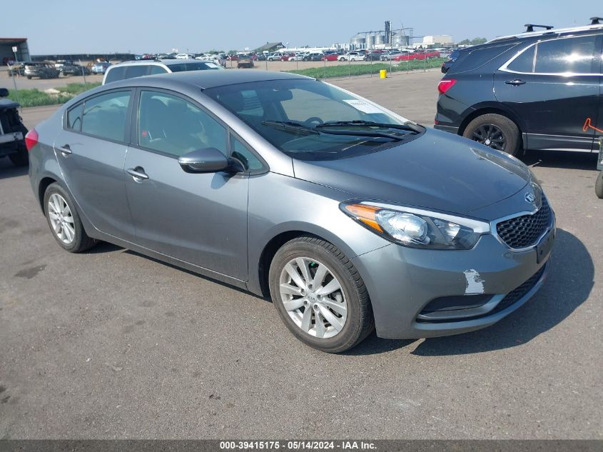 2016 KIA FORTE LX