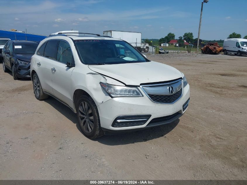 2014 ACURA MDX TECHNOLOGY PACKAGE