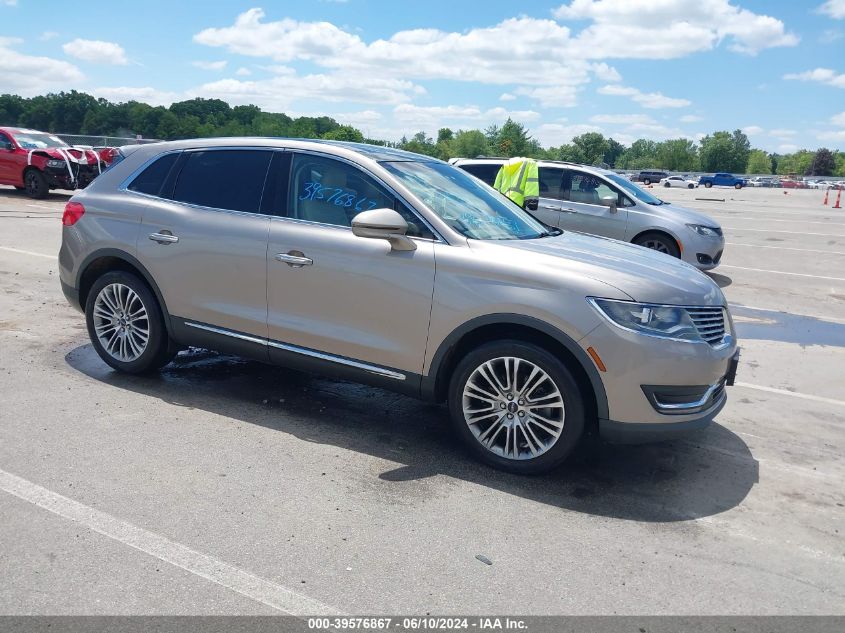 2018 LINCOLN MKX RESERVE