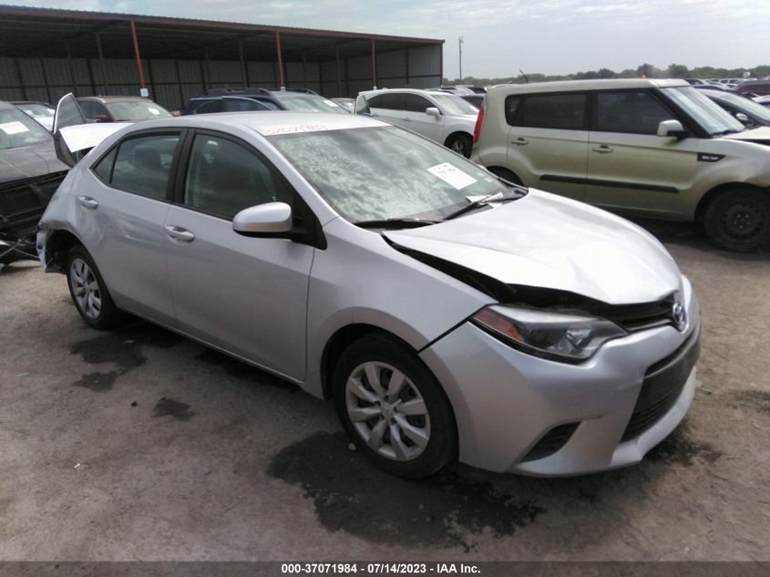 2016 TOYOTA COROLLA LE