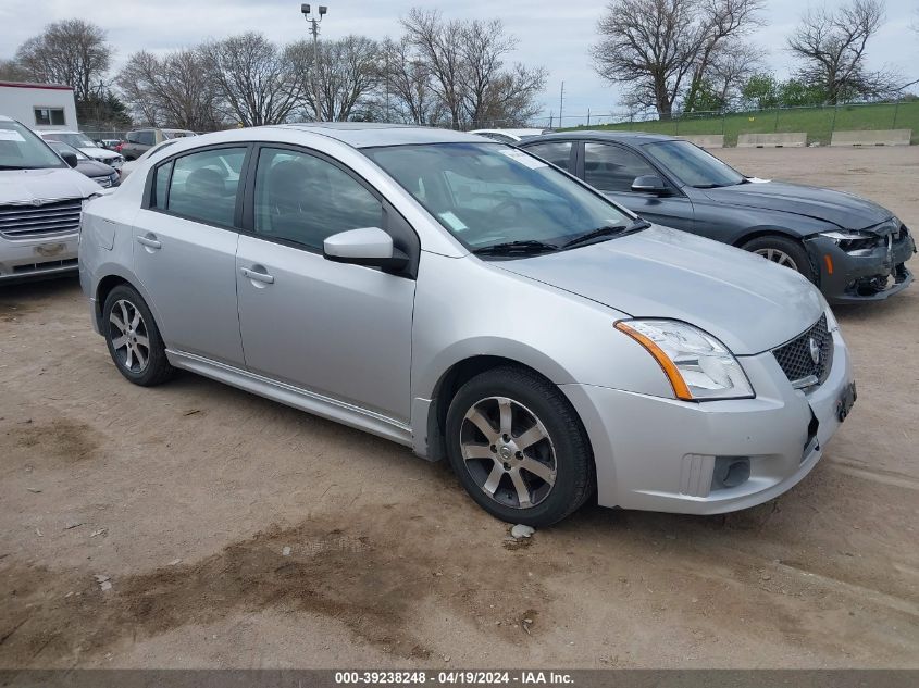 2012 NISSAN SENTRA 2.0 SR