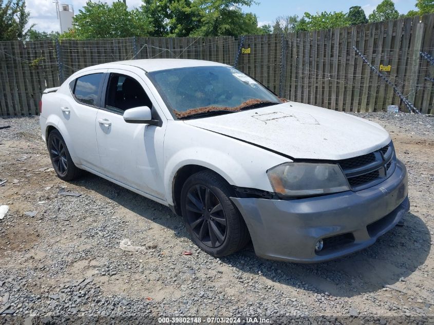 2013 DODGE AVENGER SXT