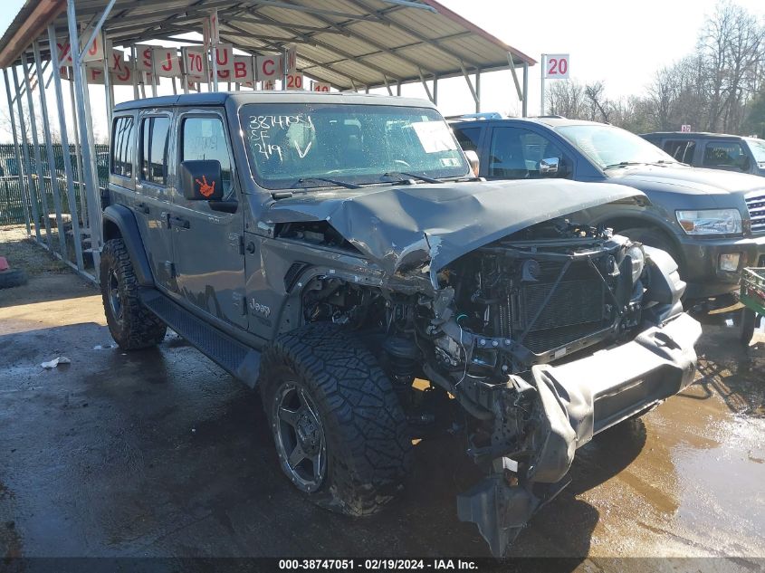 2019 JEEP WRANGLER UNLIMITED SPORT S 4X4