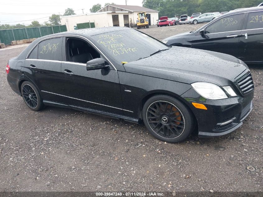 2012 MERCEDES-BENZ E 350 4MATIC