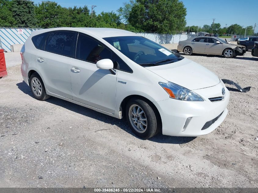 2013 TOYOTA PRIUS V TWO