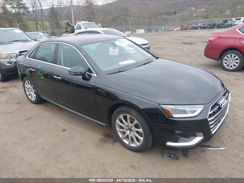 2021 AUDI A4 PREMIUM 40 TFSI QUATTRO S TRONIC