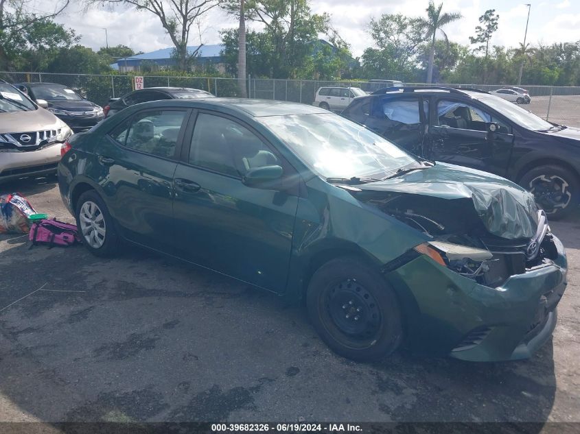 2016 TOYOTA COROLLA LE