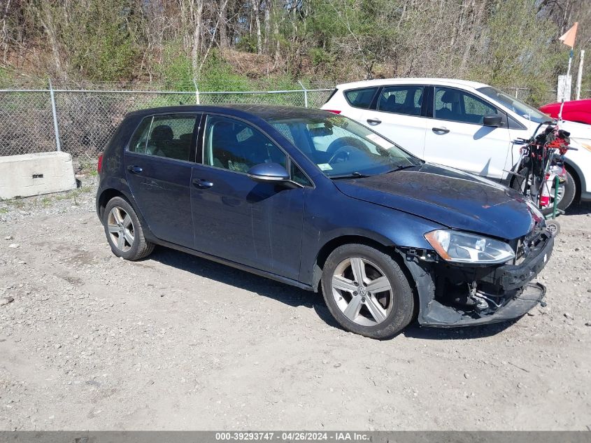 2017 VOLKSWAGEN GOLF TSI S 4-DOOR/TSI SE 4-DOOR/TSI SEL 4-DOOR/TSI WOLFSBURG EDITION 4-DOOR