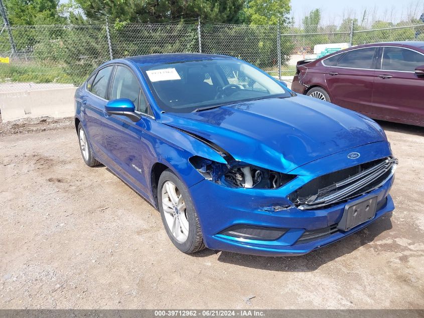 2018 FORD FUSION HYBRID SE