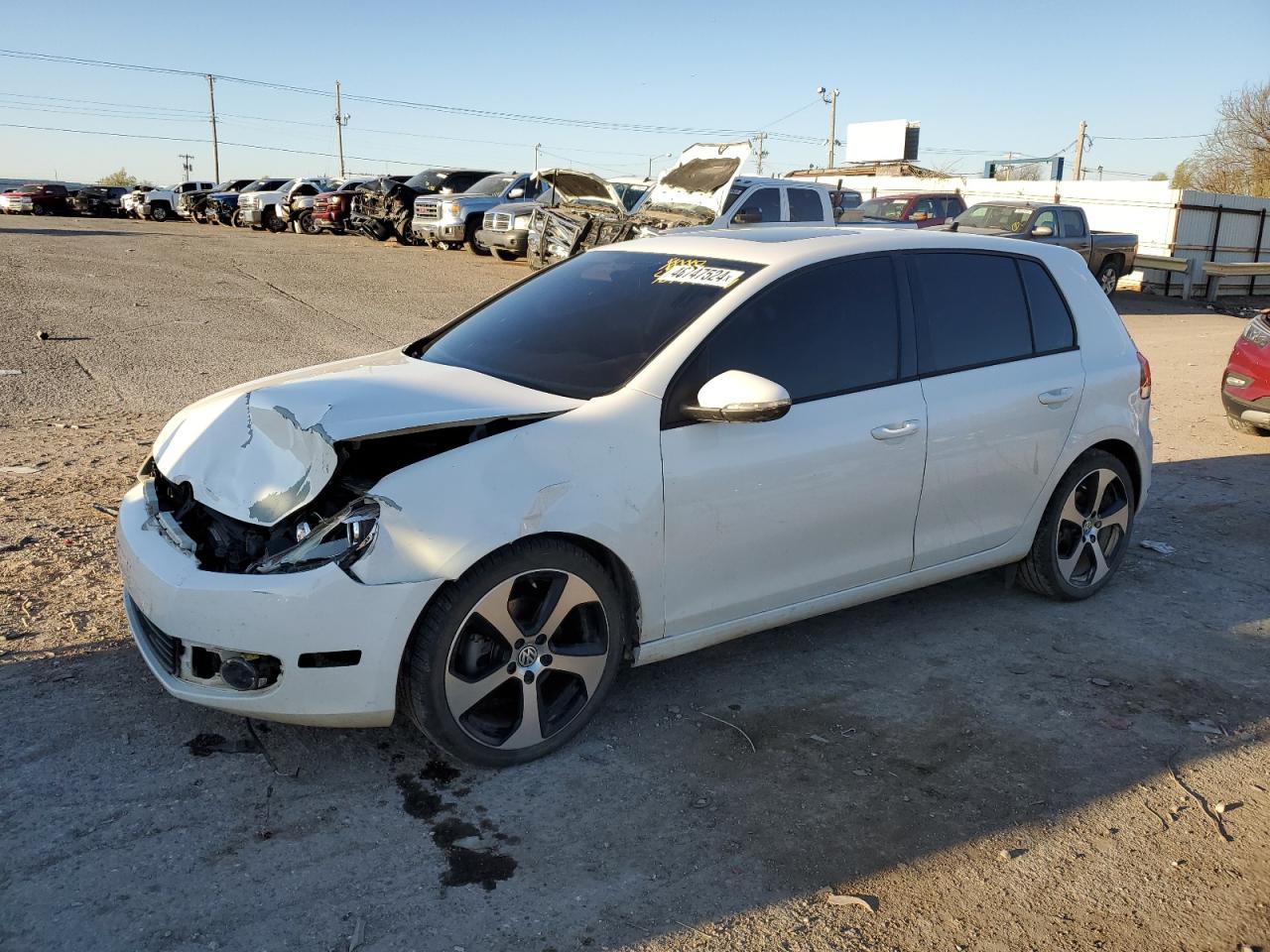 2012 VOLKSWAGEN GOLF