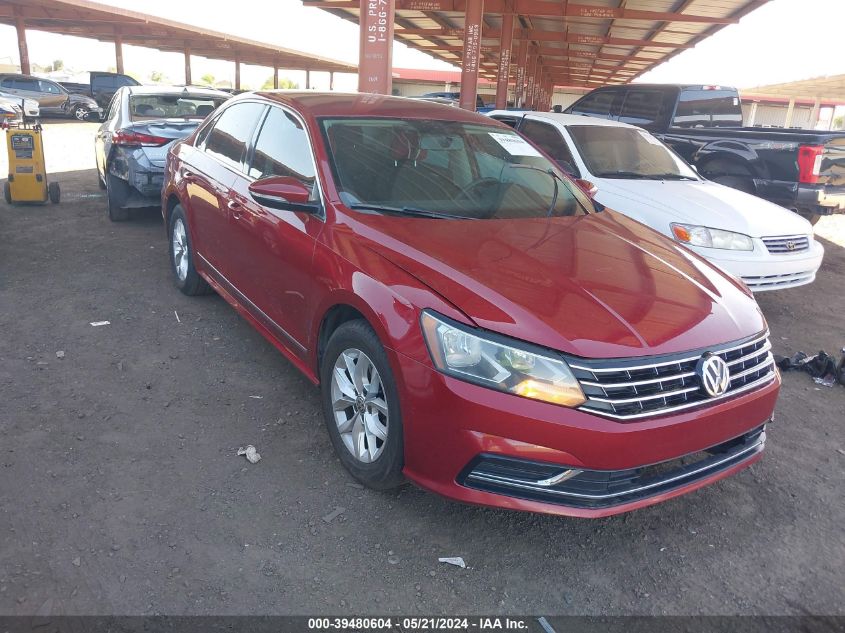 2016 VOLKSWAGEN PASSAT 1.8T S