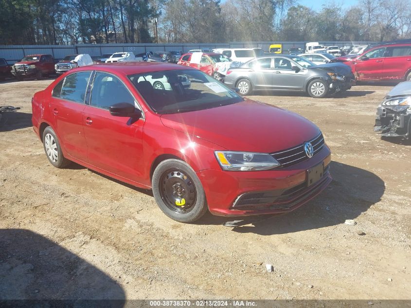 2016 VOLKSWAGEN JETTA 1.4T S