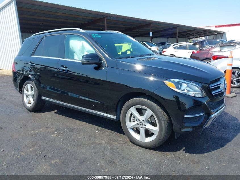 2019 MERCEDES-BENZ GLE 400 4MATIC