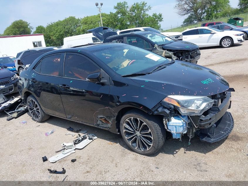 2016 TOYOTA COROLLA S PLUS