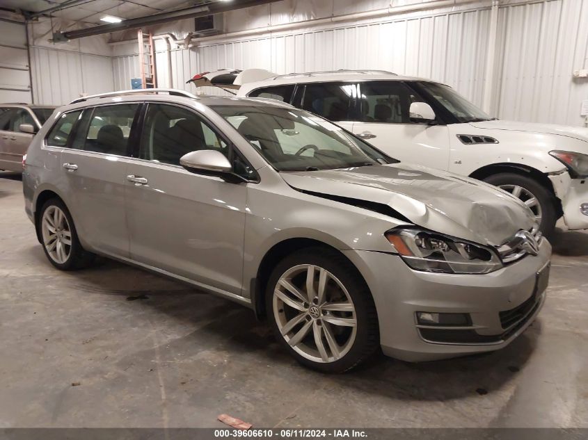 2015 VOLKSWAGEN GOLF SPORTWAGEN TDI SEL 4-DOOR