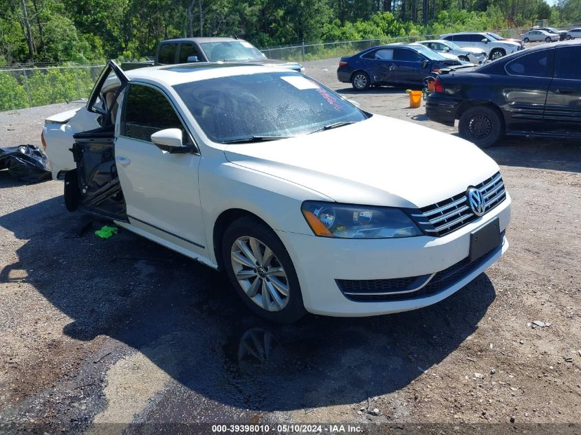 2012 VOLKSWAGEN PASSAT 2.5L SEL