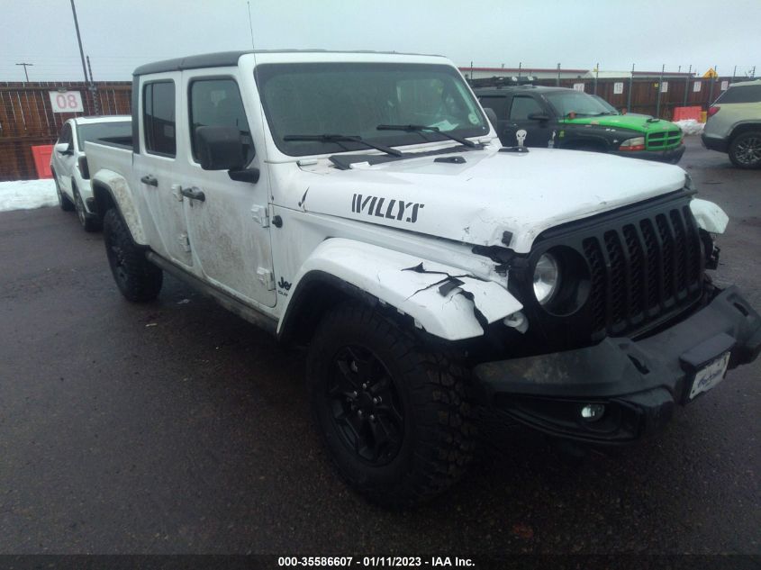 2022 JEEP GLADIATOR WILLYS 4X4