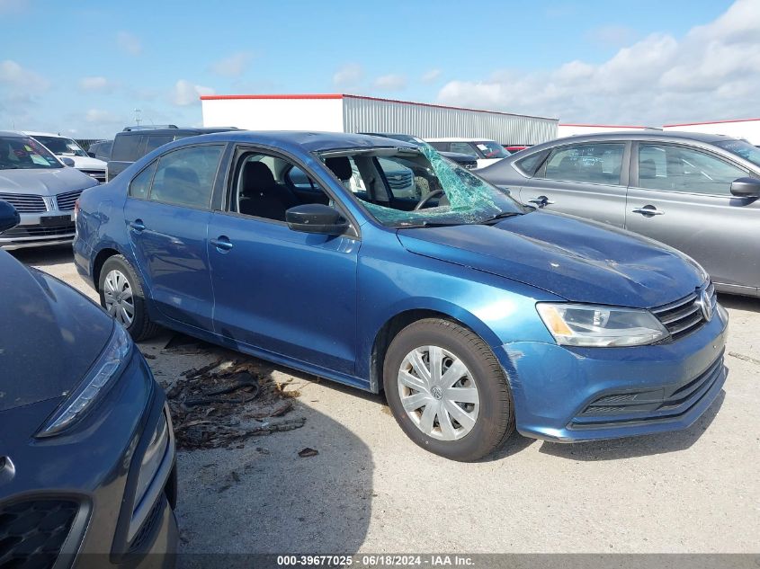 2016 VOLKSWAGEN JETTA S