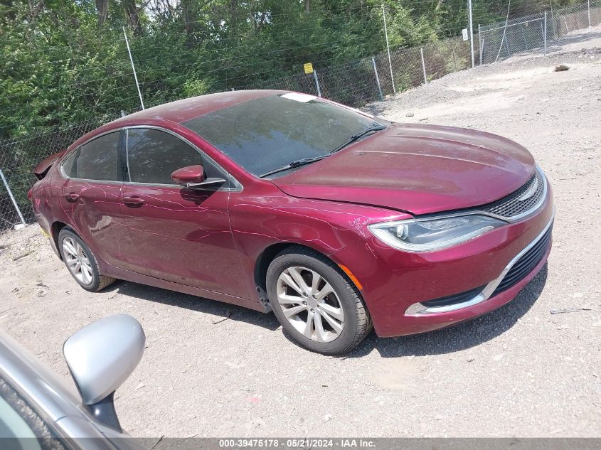 2016 CHRYSLER 200 LIMITED