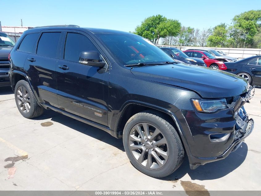 2016 JEEP GRAND CHEROKEE LIMITED 75TH ANNIVERSARY