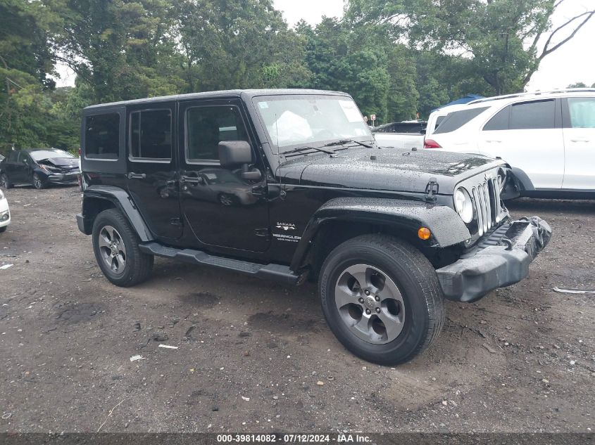 2017 JEEP WRANGLER UNLIMITED SAHARA 4X4