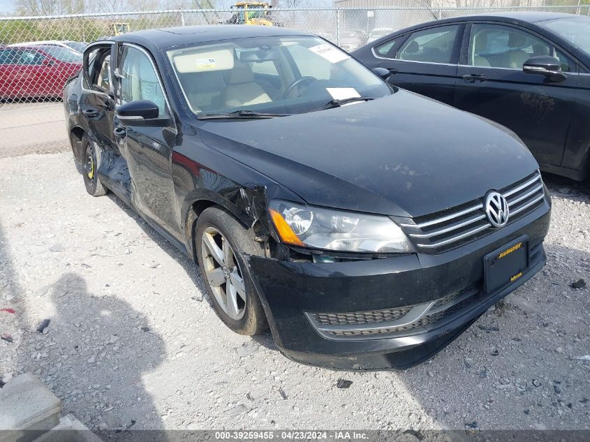 2013 VOLKSWAGEN PASSAT 2.5L SE