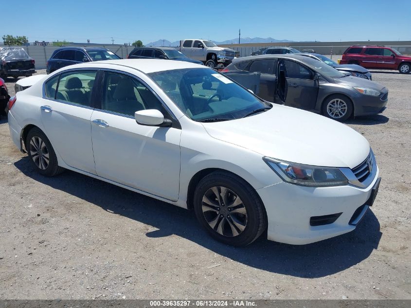 2013 HONDA ACCORD LX