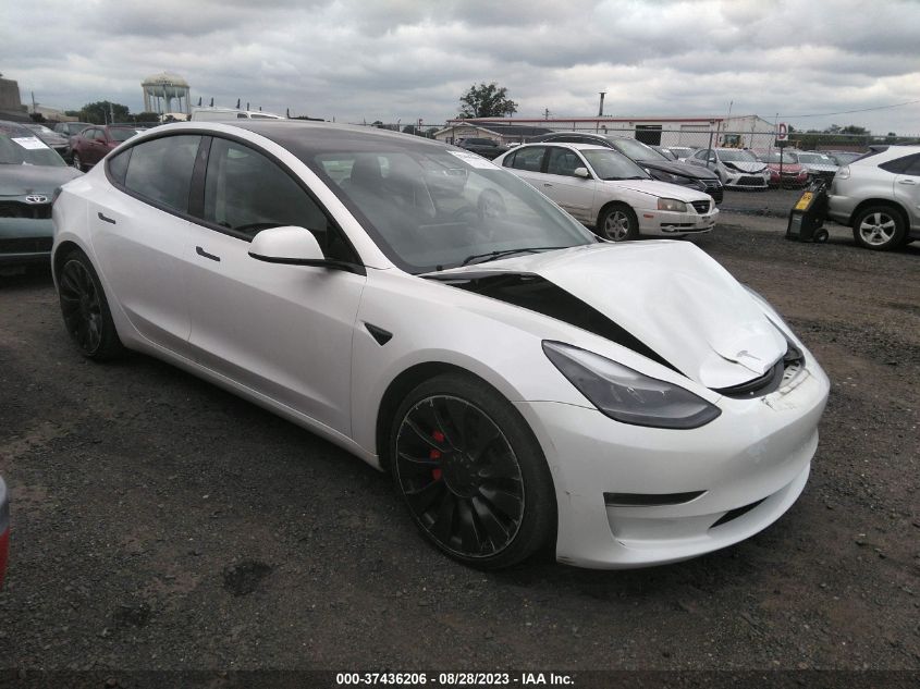 2021 TESLA MODEL 3 PERFORMANCE DUAL MOTOR ALL-WHEEL DRIVE