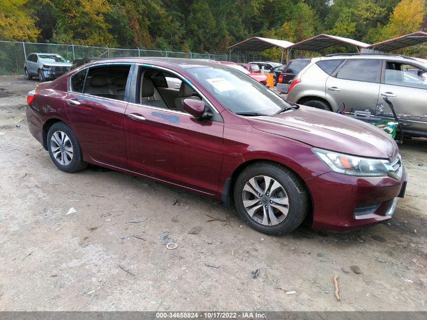 2015 HONDA ACCORD LX