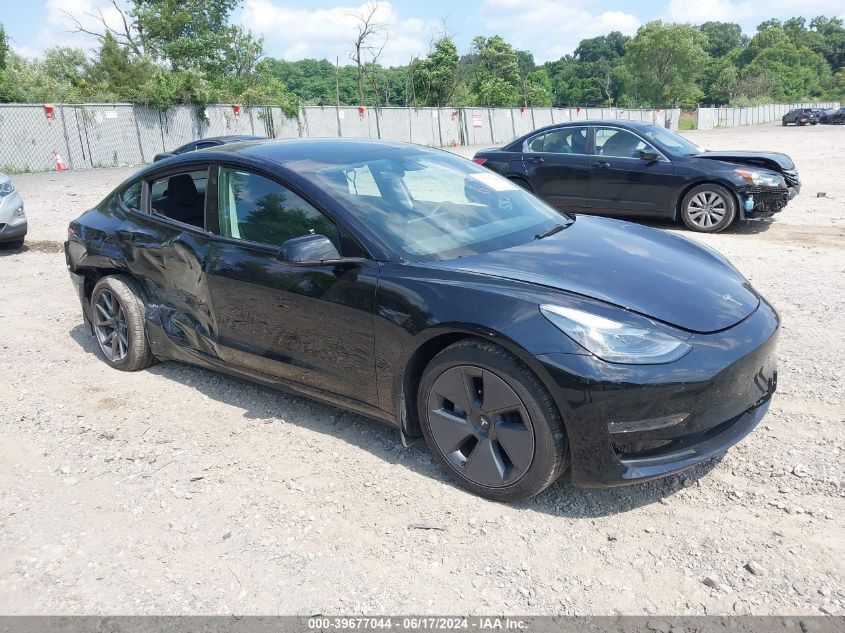 2023 TESLA MODEL 3 REAR-WHEEL DRIVE