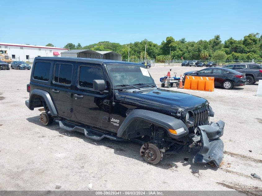 2019 JEEP WRANGLER UNLIMITED SPORT S 4X4