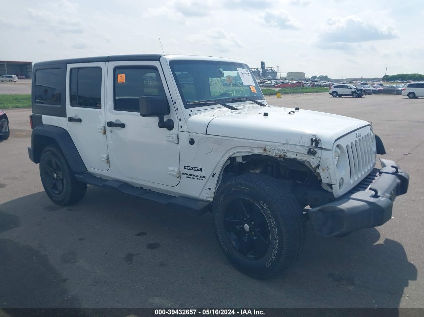 2017 JEEP WRANGLER UNLIMITED SPORT 4X4