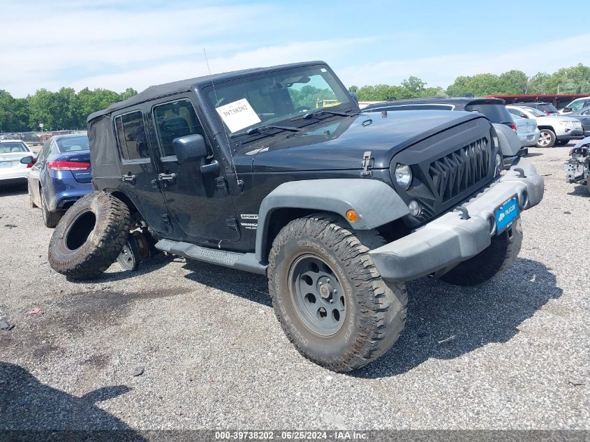 2017 JEEP WRANGLER UNLIMITED SPORT 4X4