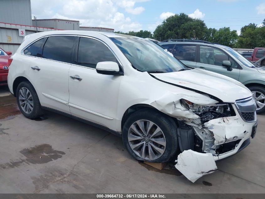 2014 ACURA MDX TECHNOLOGY