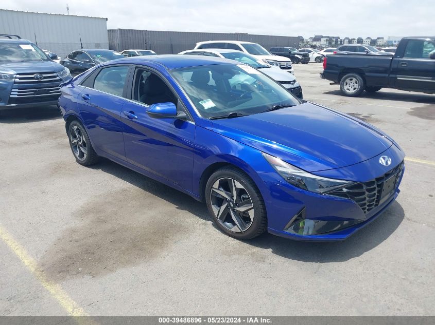 2022 HYUNDAI ELANTRA HYBRID LIMITED