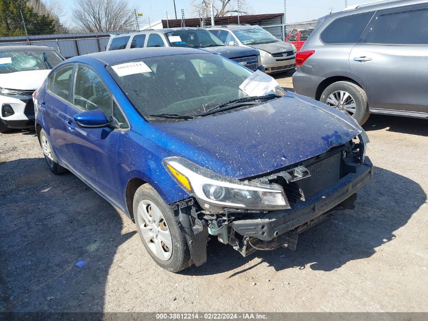 2018 KIA FORTE LX