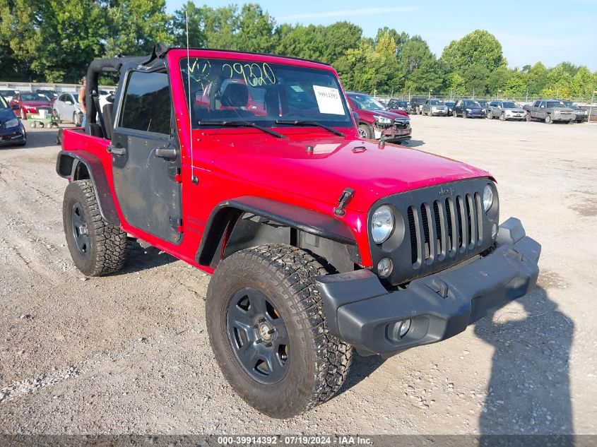 2016 JEEP WRANGLER SPORT