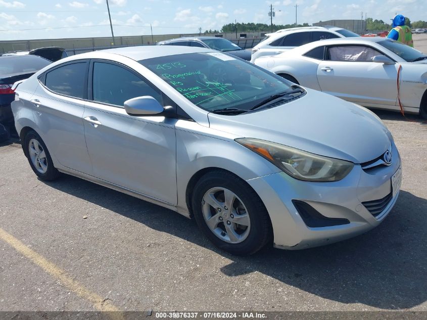 2015 HYUNDAI ELANTRA SE/SPORT/LIMITED