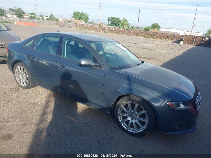 2010 AUDI A4 2.0T PREMIUM