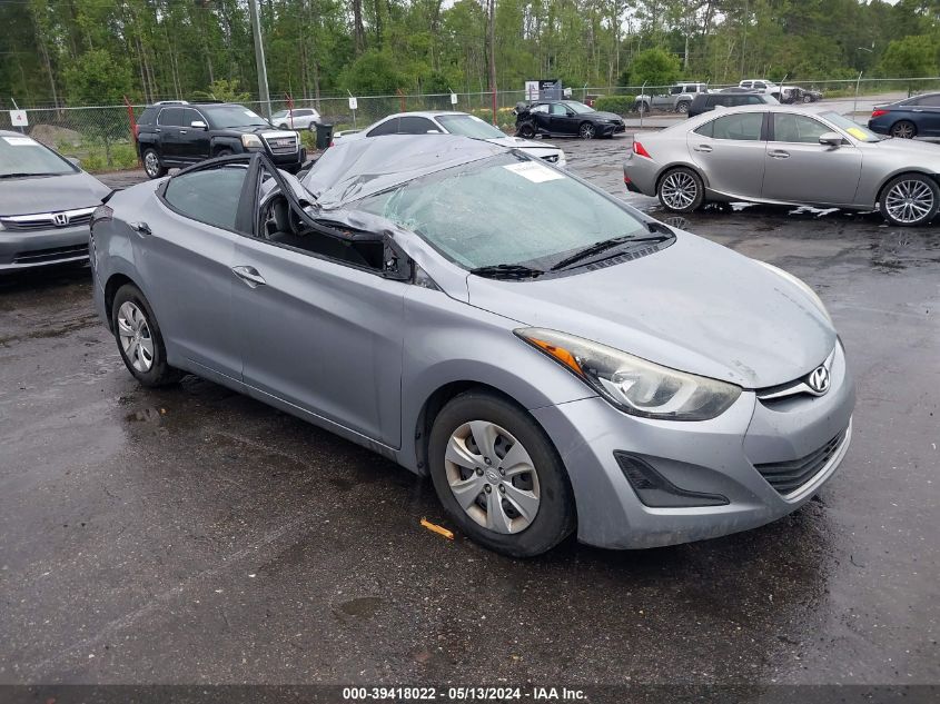 2016 HYUNDAI ELANTRA SE