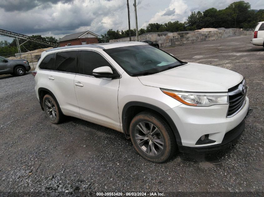 2014 TOYOTA HIGHLANDER XLE V6