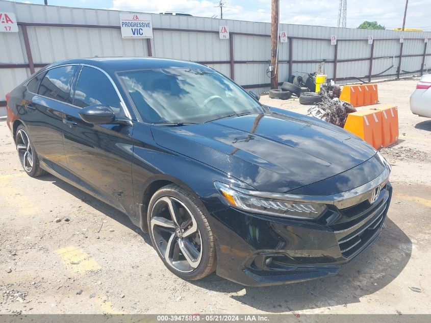 2021 HONDA ACCORD SPORT